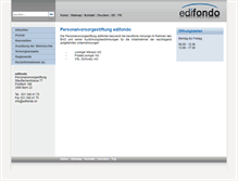 Tablet Screenshot of edifondo.ch